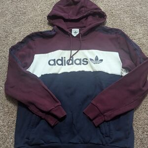Adidas hoodie for men size L